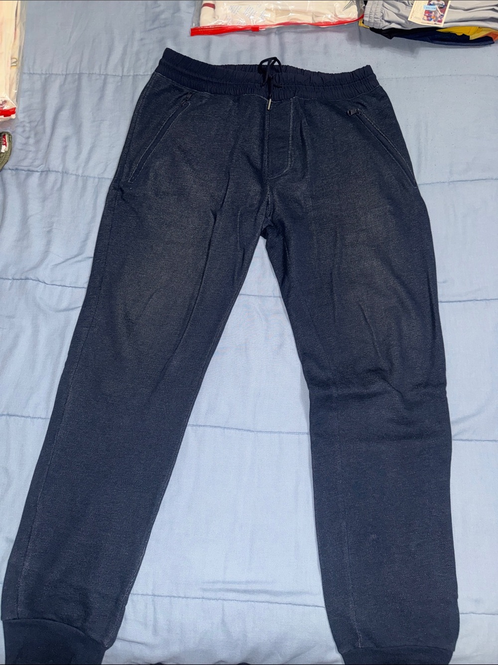 Banana Republic Dark Navy Drawstring Joggers